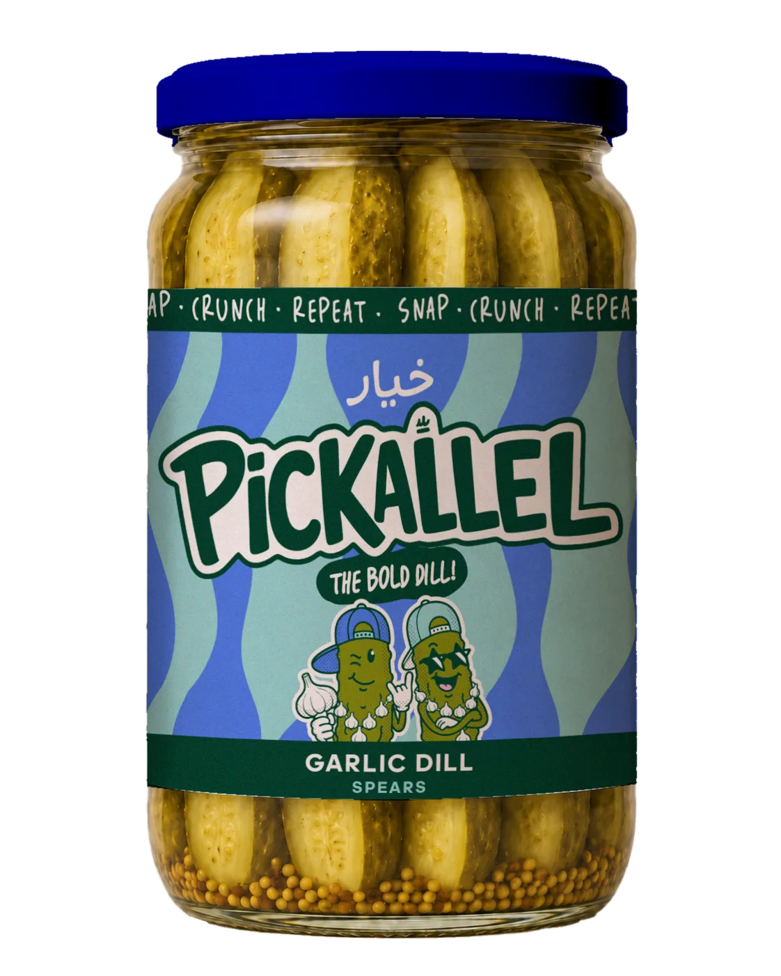 Pickallel Garlic Dill Pickles - 720ml