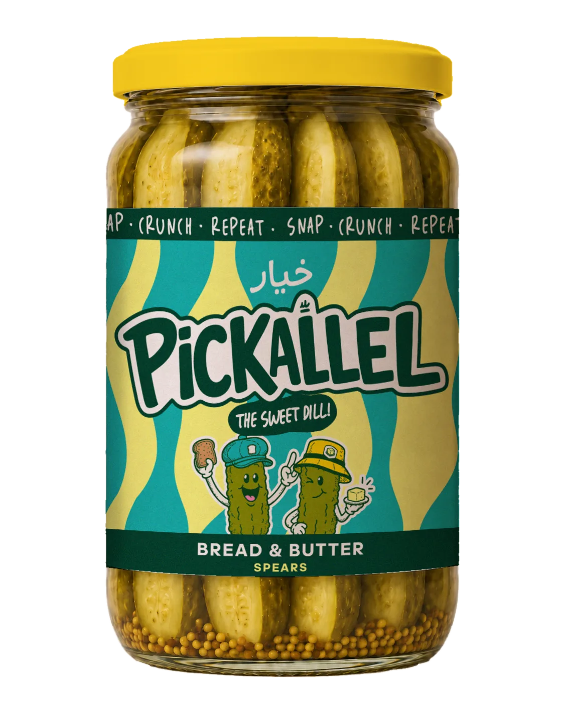 Pickallel Bread & Butter Dill Pickles - 720ml